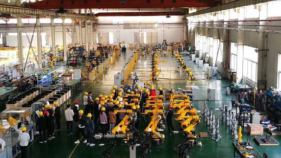 配天機器人安徽工廠又熱鬧了一番