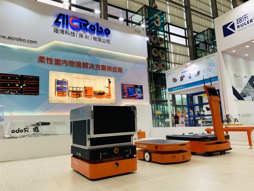 隆博科技攜柔性室內物流“黑科技”精彩亮相華南自動化展
